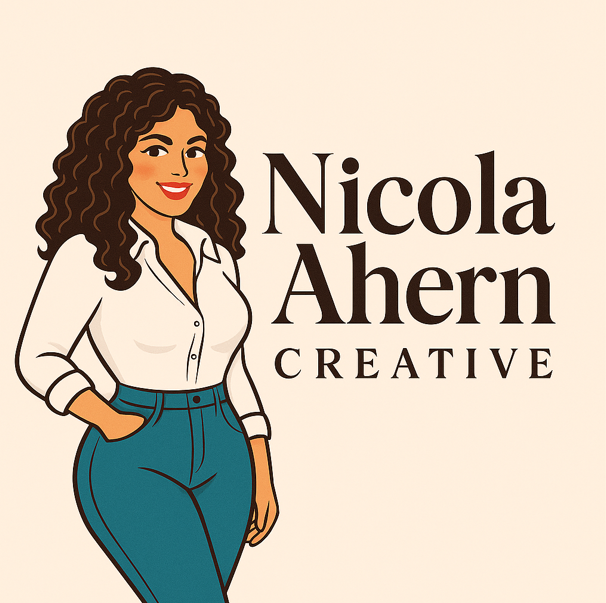 Nicola Ahern Creative logo – author and designer brand for inclusive books, humour, and neurodivergent creativity.